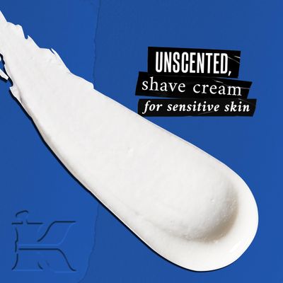 Kiehl's Ultimate Brushless Shave Cream Blue Eagle, Unscented for Sensitive Skin, with Aloe Vera to Soothe & Hydrate, Minimizes Irritation, Fragrance-free, Paraben-free - 5 fl oz