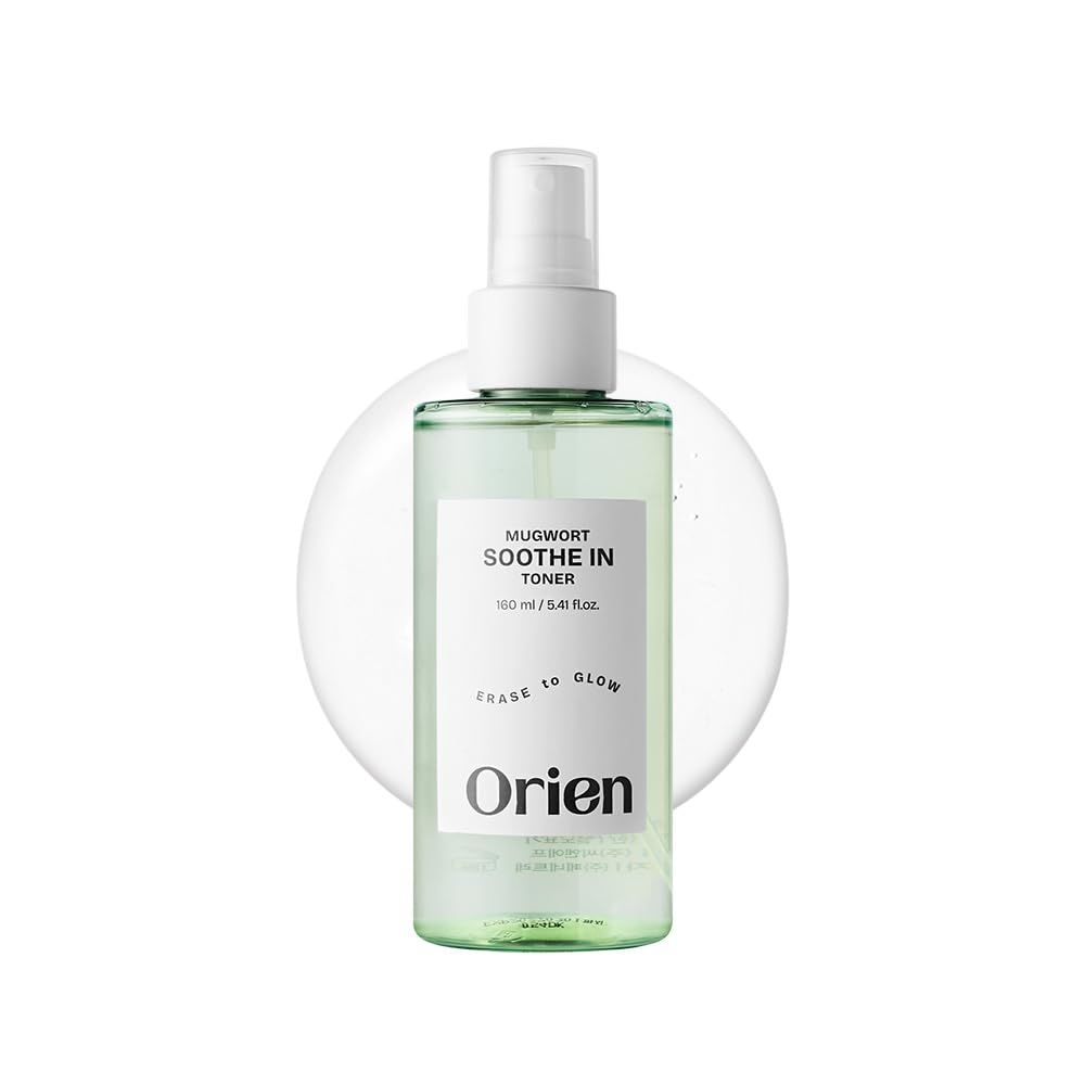 Orien Mugwort Soothe in Toner 5.41 fl.oz. 160ml pH5.5 Trouble Care, Calming, Soothing, Hydrating Spray Toner