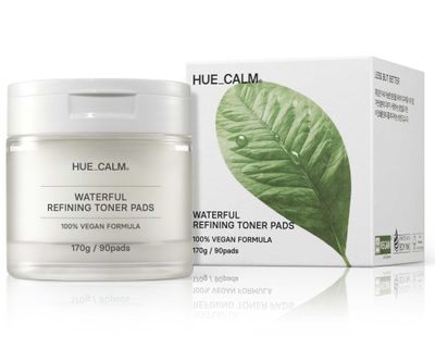 Waterful Refining Toner Pads for Sensitive Skin, Hydrating &amp; Calming with Kombucha Essence, 100% Vegan, Cruelty-Free, Natural Ingredients Toner Pad for Pore Care &amp; Anti-Aging, Korean Skincare -90 pads
