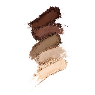 Well People Power Palette Eyeshadow, Five Long-wear, Hyper-pigmented Matte &amp; Shimmer Shades For Intense Color, Vegan &amp; Cruelty-free, Taupe