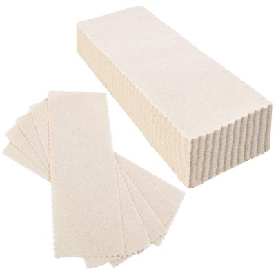 Maitys Hair Removal Strips, 100 Pieces Body and Facial Muslin Epilating Strips, Large Waxing Strips 2.8 x 7.9 Inches, for Women and Men
