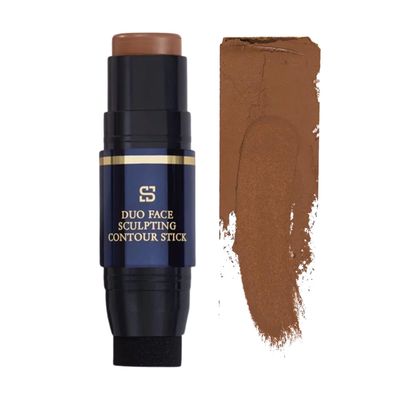 SIIA Cosmetics, Duo Face Sculpting Contour Bronzer Stick, Dual-Use Applicator for Perfect Sculpt &amp; Blend, Natural Finish, .32 Ounce (Mahogany)