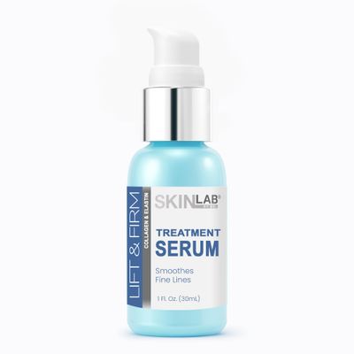 SKIN LAB BY BSL Lift and Firm TREATMENT SERUM - Boosting Ingredients like Hydrolyzed Collagen &amp; Elastin, Vitamin C and Vitamin E to Moisturizer soften and soothe fine lines and wrinkles 1 Oz.