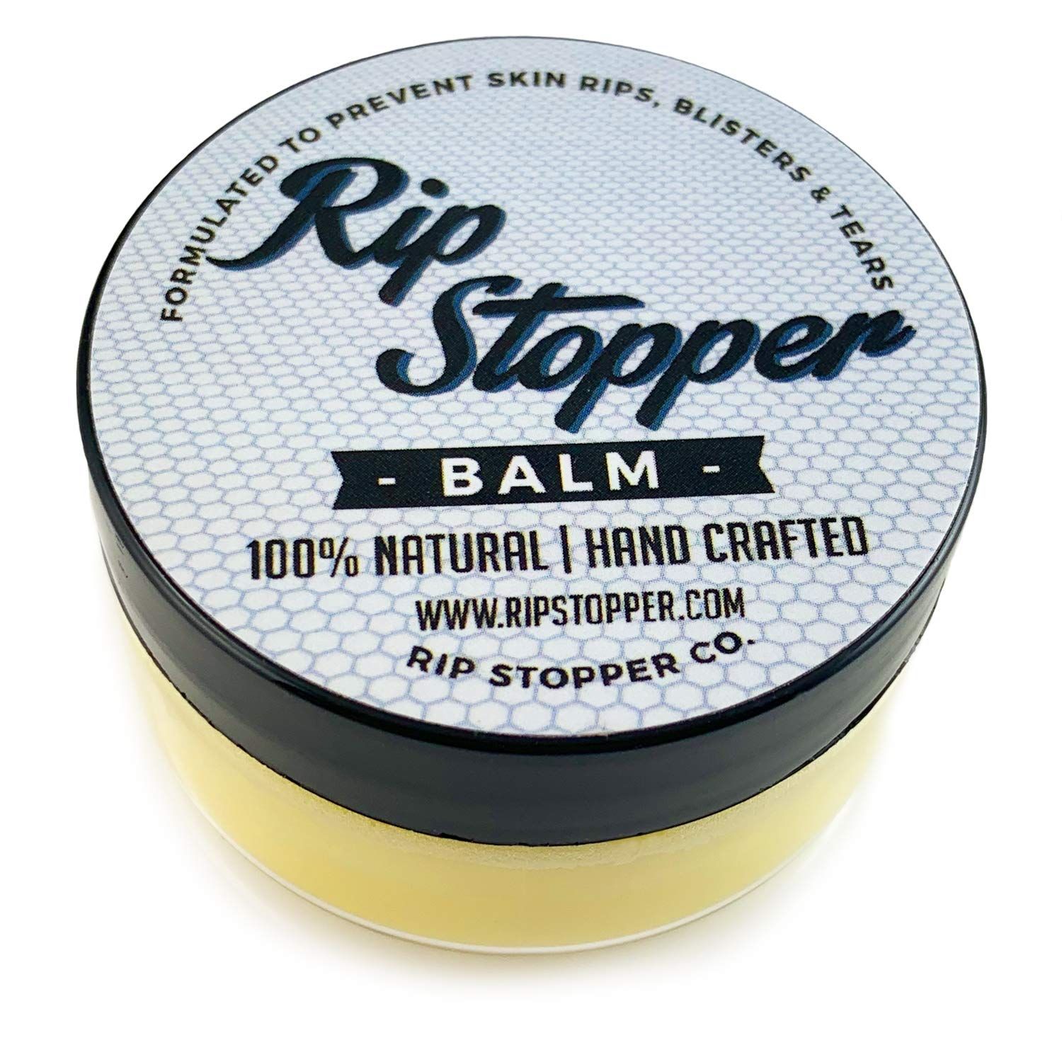 Rip Stopper Balm for Gymnastics 2oz | Athlete Hand Care Helps Repair Skin Rips, Tears and Prevent Blisters | 100% Natural | Promote Healing Damaged, Dry or Cracked Hand &amp; Finger Skin