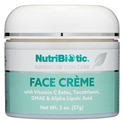 NutriBiotic - Antioxidant Properties Face Cream, 2 Oz with GSE | Deep Moisturizing with Aloe, Botanical Oils, DMAE, Tocotrienols, Vitamin C Ester, Alpha Lipoic Acid | Natural Fragrance | Paraben Free