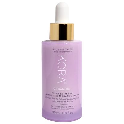 KORA Organics Plant Stem Cell Retinol Alternative Serum, Firming Face Serum, Repair Signs of Aging, Promotes Radiant Skin, Certified Organic, Cruelty Free, 1.01 fl oz