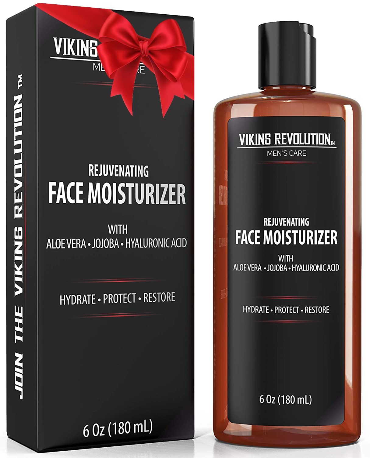 Viking Revolution - Natural Moisturizer Cream for Skincare, Anti Wrinkle &amp; Anti Aging Facial Cream/Lotion, Mens Face Care