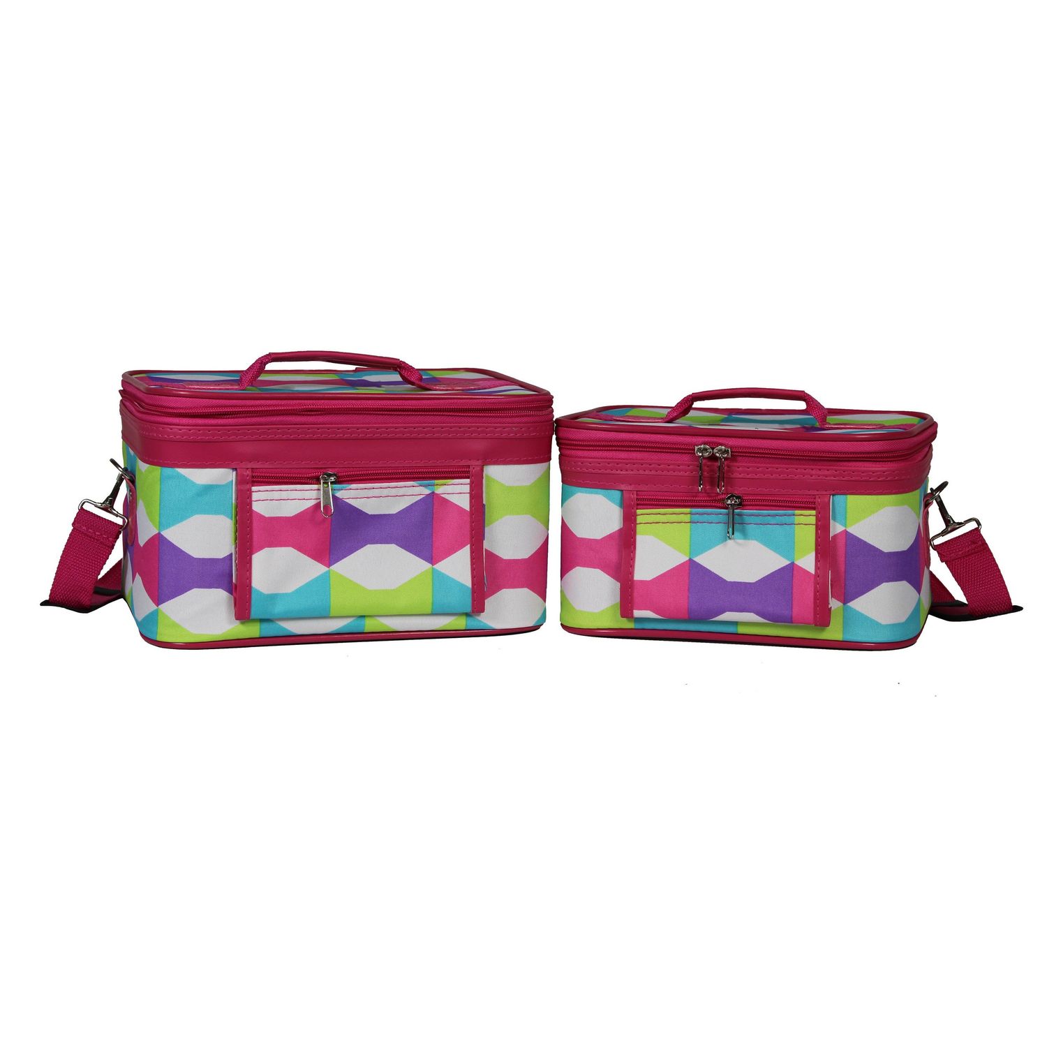 World Traveler Women&#39;s 2-Piece Cosmetic Case Set, Blissful