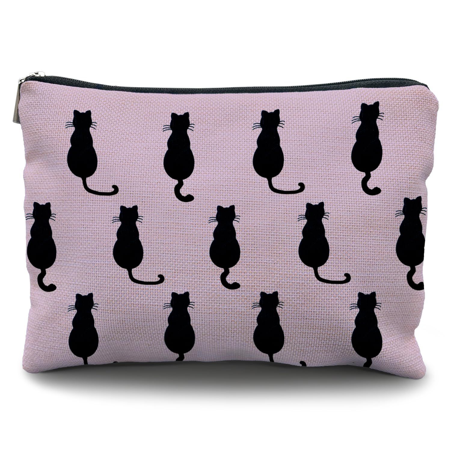 Likjad cat lover gifts for women,Cat makeup bag,cat gifts,Cat cosmetic bag,cat gifts for cat lovers,cat gifts for women,cat mom gifts,cat gifts for girls (purple)
