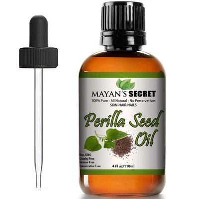 Pure Carrier and Essential Oils for Skin Care, Hair, Body Moisturizer for Face-Anti Aging Skin Care (Perilla Seed Oil, 4 oz)