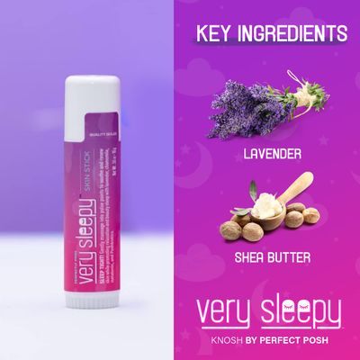 Perfectly Posh VERY SLEEPY Lavender &amp; Shea Butter Skin Stick.55 oz.