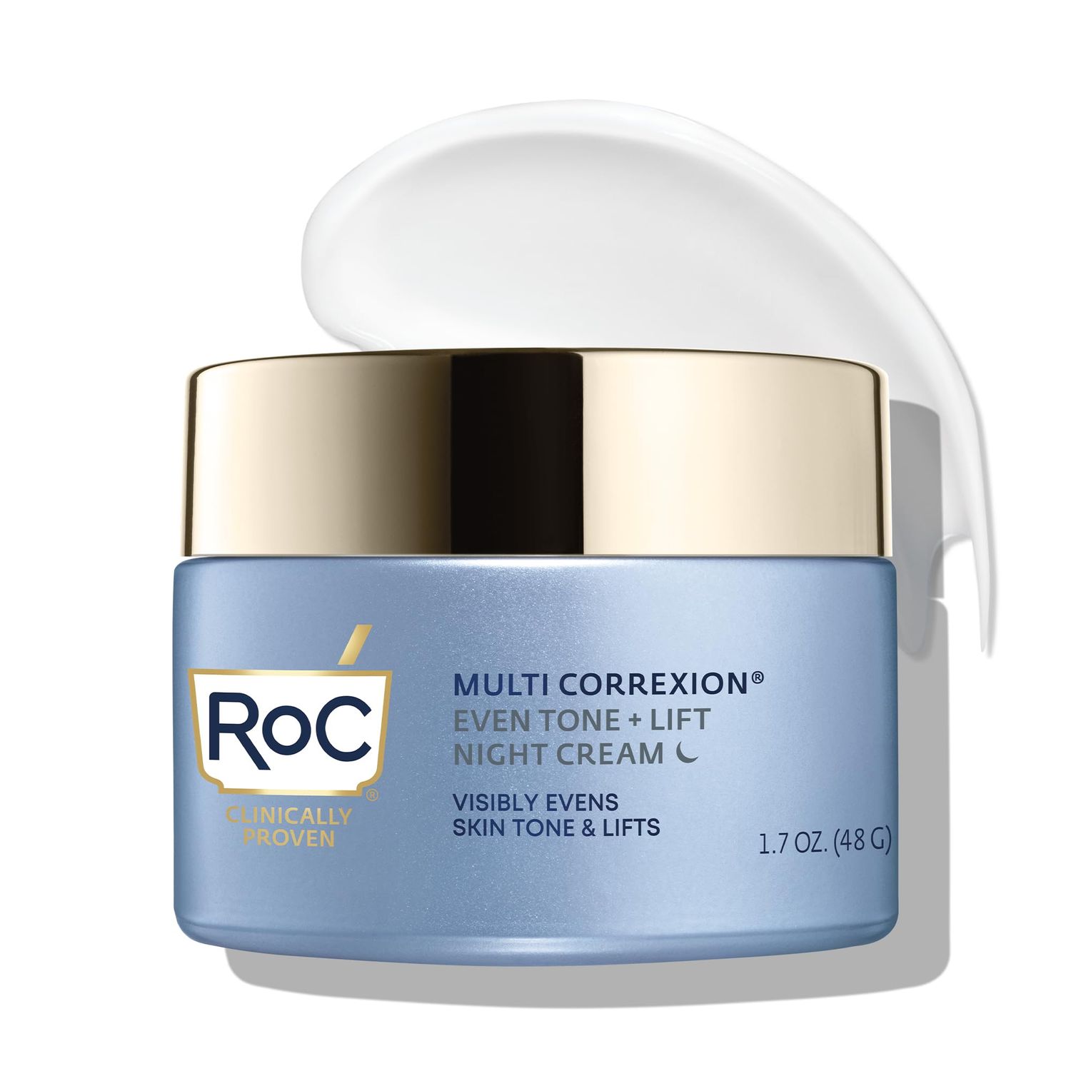 RoC Multi Correxion 5 in 1 Restoring/Anti Aging Facial Night Cream with Hexinol, Stocking Stuffers for Men &amp; Women, 1.7 Ounces (Packaging May Vary)