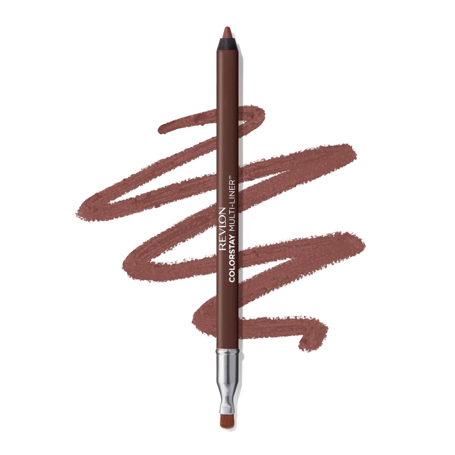 Revlon ColorStay Multi-Liner, Multi-Use Creamy Liner For Lips, Eyes &amp; Face, Precision Brush for Easy Blending, 003 Less Traced