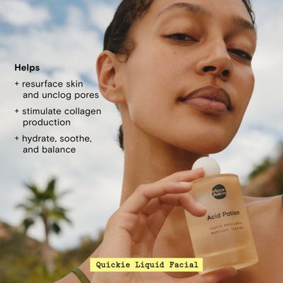 Moon Juice Acid Potion AHA and BHA Liquid Exfoliator | Chemical Skin Exfoliant to Resurface, Unclog & Balance | 25% AHA BHA Complex, Niacinamide & Reishi | Vegan, Cruelty-Free | 100ml (3.3 fl oz)