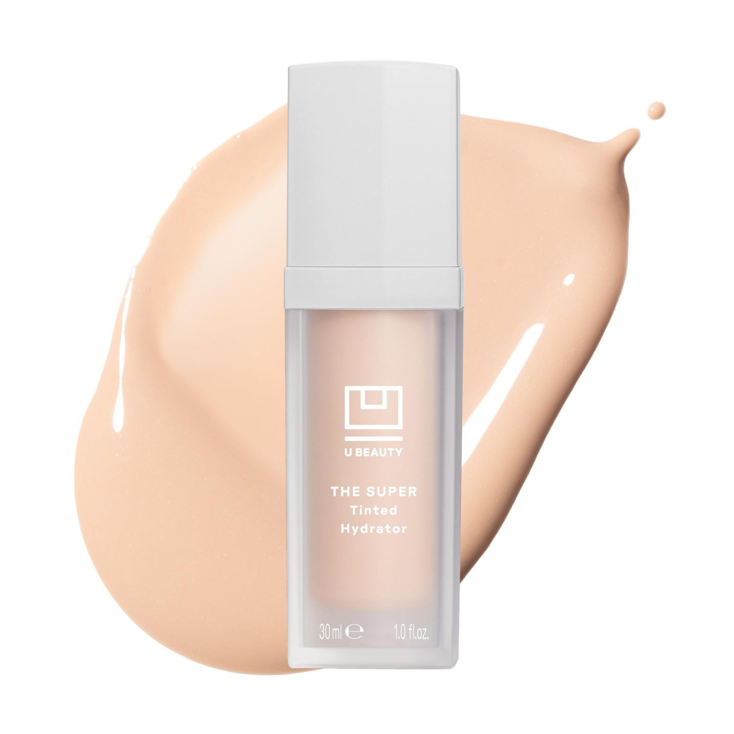U Beauty The Super Tinted Hydrator - Mega-dose Skin Hydrator and Hyaluronic Acid Moisturizing Cream for Supple, Smooth, and Softer-Looking Skin For Up To 48 Hours - Shade 1-1.0 oz