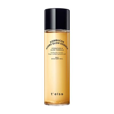 T&#39;else Kombucha Hydro Glow Essence 5.07 fl.oz., Enriched with kombucha and triple hyaluronic acid, Radiant moisturizing essence for smooth and healthy dewy glowing skin, All Skin Type, Korean Skincare