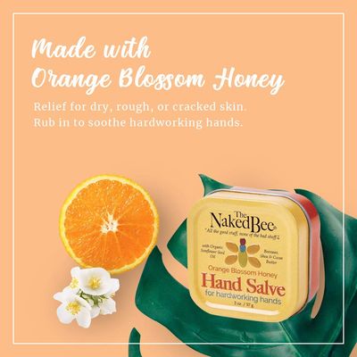 The Naked Bee Hand &amp; Cuticle Healing Salve (1.5 oz/Sunflower, Beeswax &amp; Shea Butter)