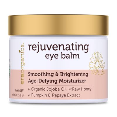 USDA Organic Eye Moisturizer Cream - Rejuvenating and Nourishing Age Defying Under Eye Balm - Natural Eye Cream for Sensitive Skin With Jojoba Oil, Argan Oil for Puffiness, Fine Lines and More