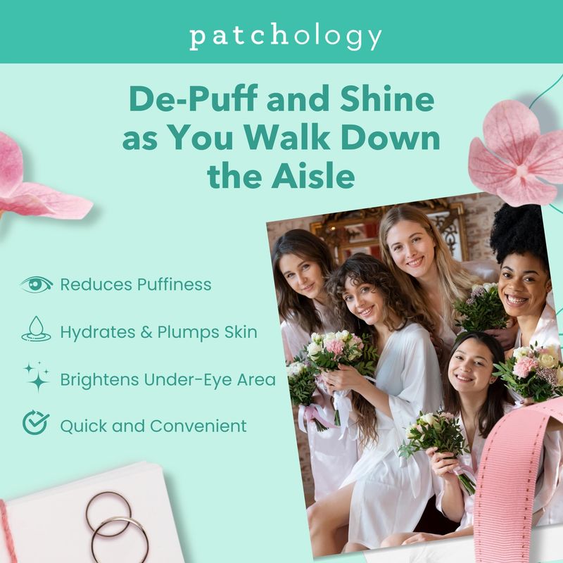 Patchology Under Eye Gel Patches - Natural Eye Masks for Puffy Eyes, Dark Circles &amp; Eye Bags, Soothing Skincare Treatment for All Skin Types, Beauty &amp; Personal Care Essentials (5 Pairs)
