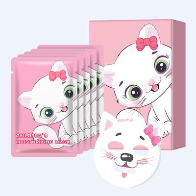 IREV Sheet Mask Skin Care, Animal Character Sheet Masks, Face Mask Skincare, Beauty Facial Mask Spa Face Mask, Soothing Face Sheet Masks, Facial Masks, Moisturizing Face Masks, 5 Pack (Cat)