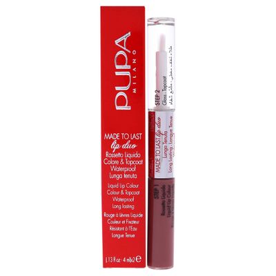 Pupa Made To Last Lip Duo - 010 Vintage Pink Milano for Women - 0.13 oz Lipstick
