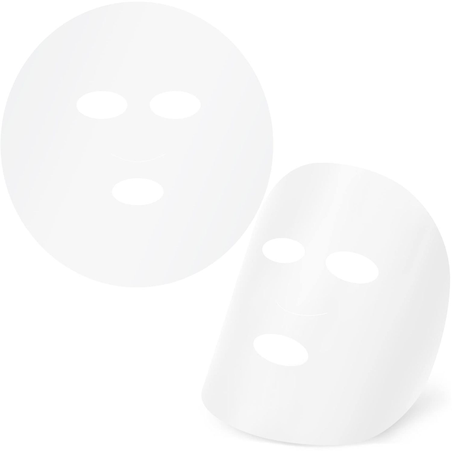 PAGOW 600 Sheets Facial Mask Preservative Disposable, Plastic Thin Face Mask Skin Care, DIY Clear Face Mask Paper Beauty Sheets for Face Skincare Spa Wrap Moisture Retention