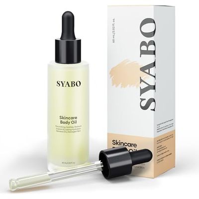 Skincare Body Oil, Moisturizer Hydrating Body Oil, Vitamin E and Jojoba Oils for Women Men Nourishing After Shower &amp; Bath Oil, 2 FL OZ, All Skin Types