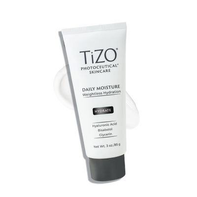 TIZO Photoceuticals Daily Moisture | Lightweight Formula | Ultra Hydrating | Hyaluronic Acid | Bisabolol | For All Skin Types | 3 oz
