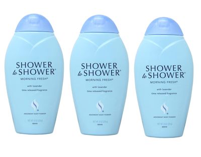 Shower to Shower Morning Fresh Body Powder, 8 Oz (3 Pack)