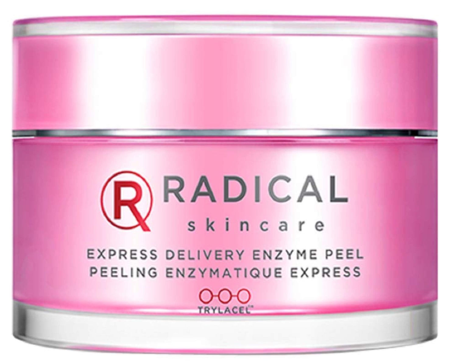 Radical Skincare Express Delivery Facial Enzyme Peel Mask Cleanser Exfoliator - Reveal Smooth, Supple, Polished Skin In Minutes | Paraben &amp; Cruelty Free | Clinically Proven Results (1.7 oz)