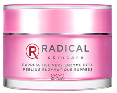 Radical Skincare Express Delivery Facial Enzyme Peel Mask Cleanser Exfoliator - Reveal Smooth, Supple, Polished Skin In Minutes | Paraben &amp; Cruelty Free | Clinically Proven Results (1.7 oz)