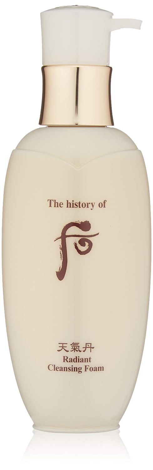 The History of Whoo Cheongidan Radiant Cleansing Foam | Detoxifies &amp; Lifts Away Impurities While Comforting | Keep Skin Moisturized &amp; Nourished After Cleansing, 200ml