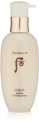 The History of Whoo Cheongidan Radiant Cleansing Foam | Detoxifies &amp; Lifts Away Impurities While Comforting | Keep Skin Moisturized &amp; Nourished After Cleansing, 200ml