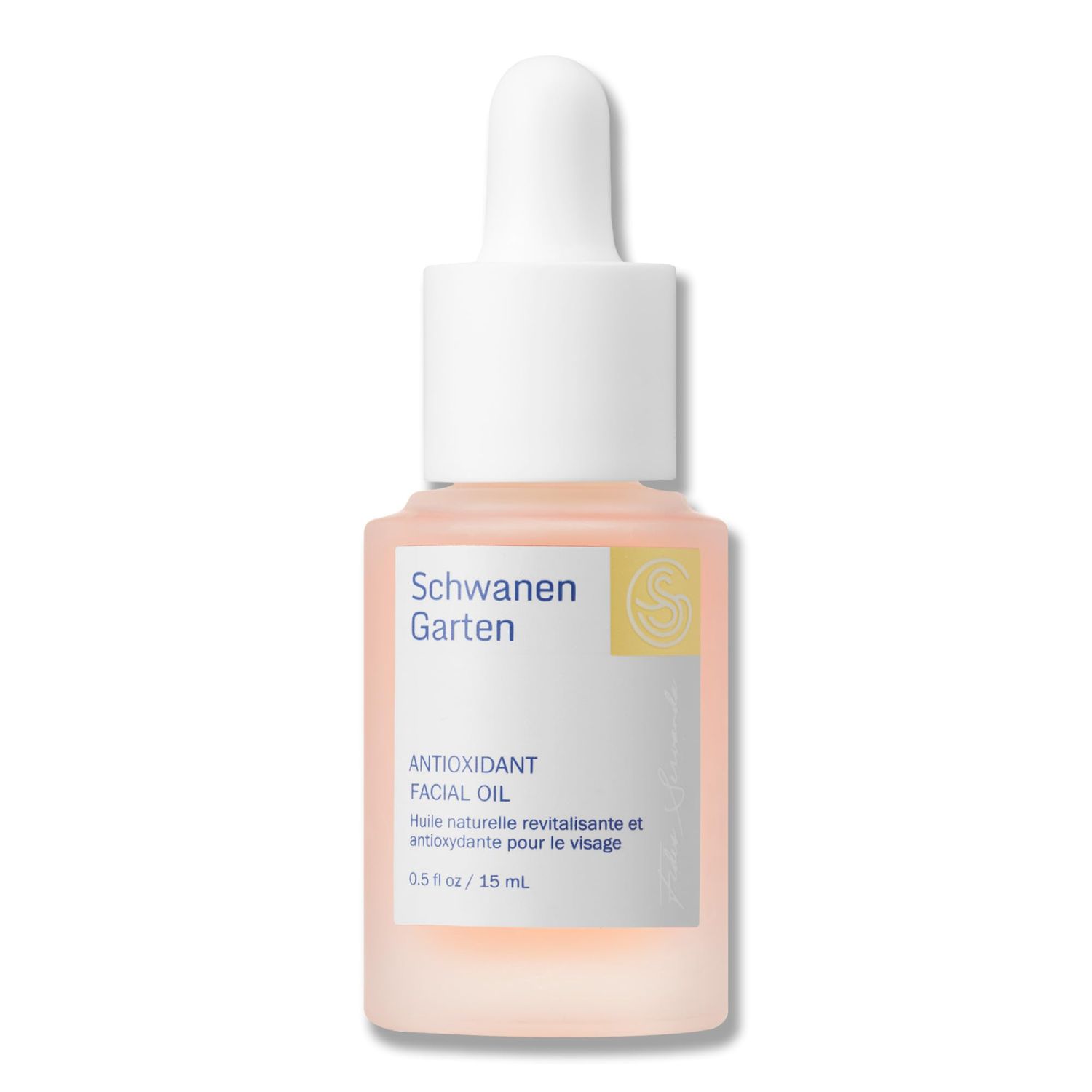 Schwanen Garten Antioxidant Facial Oil 0.5oz / 15ml - Hydrating barrier, Organically grown &amp; Handpicked ingredients, Vegan, Korean skincare