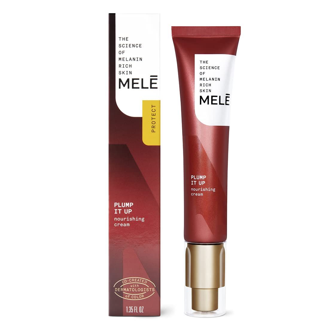 MELE Nourishing Cream For Dry Skin in Need of Extra Hydration Plump It Up With Niacinamide, Vitamin B, and Lightweight Skin Conditioning Agents 1.35 oz