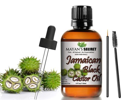 Mayan&#39;s Secret - Pure Jamaican Black Castor Seed Oil - Nourishing Care for Hair and Skin