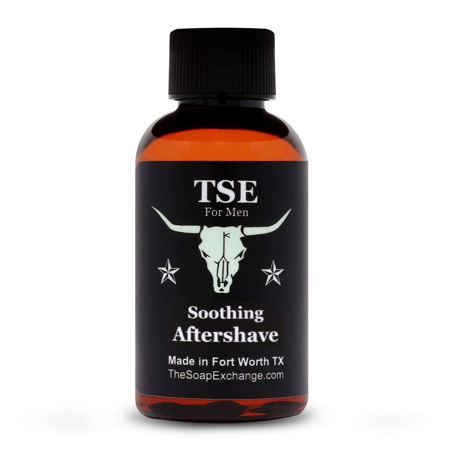 TSE for Men Soothing Aftershave - Black Tux - Natural Ingredients for a Healthy Post Shave. Reduce Razor burn with Aloe Vera. Hand Crafted 2 fl oz / 60 ml Made in the USA.