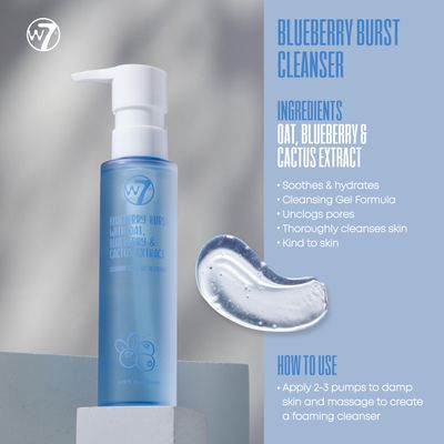 W7 Self-Care Skincare Set - 5 Step Daily Routine - Moisturizer, Serum, Toner, Cleanser &amp; Lip Mask - Full Size Skin Care Kit for Natural, Beautiful Skin
