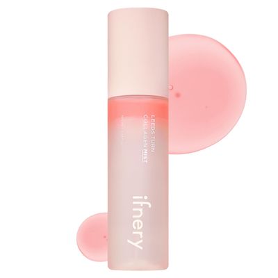 Ifnery Plant derived Collagen Facial Mist Spray for dry skin, 2 layered Collagen Complex, Hypoallergenic, made in Korea, 3.38 oz