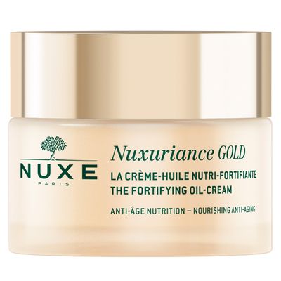 Nuxe Nuxuriance Gold Nutri-Fortifying Oil-Cream, Anti-Aging, Redensifying, Illuminating Face Moisturizer with Hyaluronic Acid &amp; Nutri-Restorative Complex, 1.7 Fl Oz