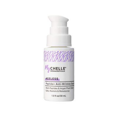 MyCHELLE Dermaceuticals Peptide+ Anti-Wrinkle Serum - Anti-Aging Serum with Peptides &amp; Argan Plant Stem Cells to Help Restore Skin &amp; Help Reduce the Appearance of Fine Lines and Wrinkles