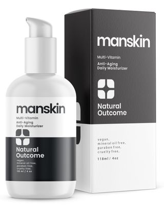 Natural outcome Man Skin Moisturizer | Men&#39;s Face Cream Moisturizer | Anti Aging Daily face kit, Cleanser, Toner and Moisturizer (4 Oz)