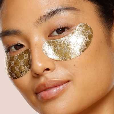Jouer Luminize Dark Circle Correcting &amp; Smoothing Eye Patches, Caffeine Eye Patches for Dark Circles and Puffiness, Under Eye Mask Patches for Wrinkles