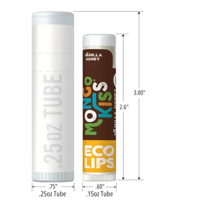Mongo Kiss USDA Organic Lip Balm Set 8-pack (0.15 oz. each) with Mongongo Oil &amp; Cocoa Butter to Moisturize Chapped Lips | Made in USA by Eco Lips (Variety)