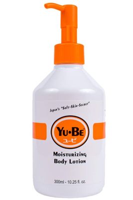 Yu-Be Hand &amp; Body Lotion Deeply Hydrating Moisturizer Pump Bottle for Extra-Dry Skin - Day &amp; Night Daily Moisturizing Skin Cream | Good For Cracked Heels I Non-Greasy - 10.25 Fl. Oz.