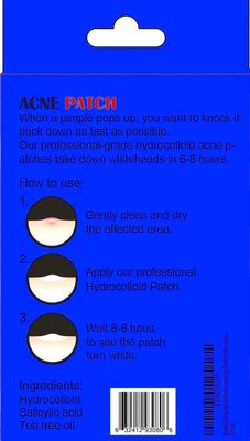 kisskin ZitZap Pimple/Acne Patches For Face And Skin, Hydrocolloid Patches With Salicylic Acid And Tea Tree Oil For Covering Zits And Blemishes.