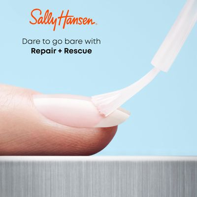Sally Hansen Repair + Rescue, Bi-Phase Revitalizing Serum, Hydrates Nails, Moisturizing, Contains Gylcerin