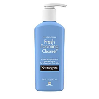Neutrogena Fresh Foaming Gentle Daily Facial Cleanser &amp; Makeup Remover, Oil-, Soap- &amp; Alcohol-Free, Removes Dirt, Oil &amp; Waterproof Makeup, Non-Comedogenic &amp; Hypoallergenic, 9.6 fl. oz