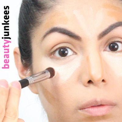 Under Eye Concealer Brush - Flat Concealer Brush, Stippling Brush, Under Eye Brush, Small Powder Brush, Mini Flat Top Kabuki Makeup Brush