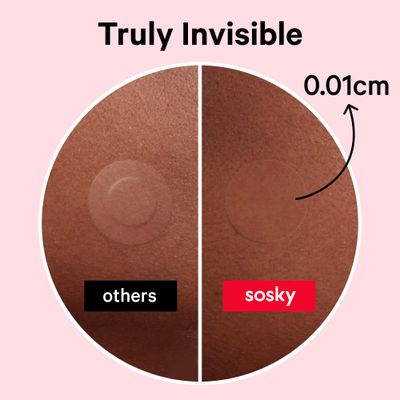 Sosky Pimple Patches for Face, FSA HSA Eligible Invisible Hydrocolloid Acne Patches, Zit Sticker for Face and Skin, Pimple Patches for Covering Zits, Blemishes with Salicylic Acid 24 Count